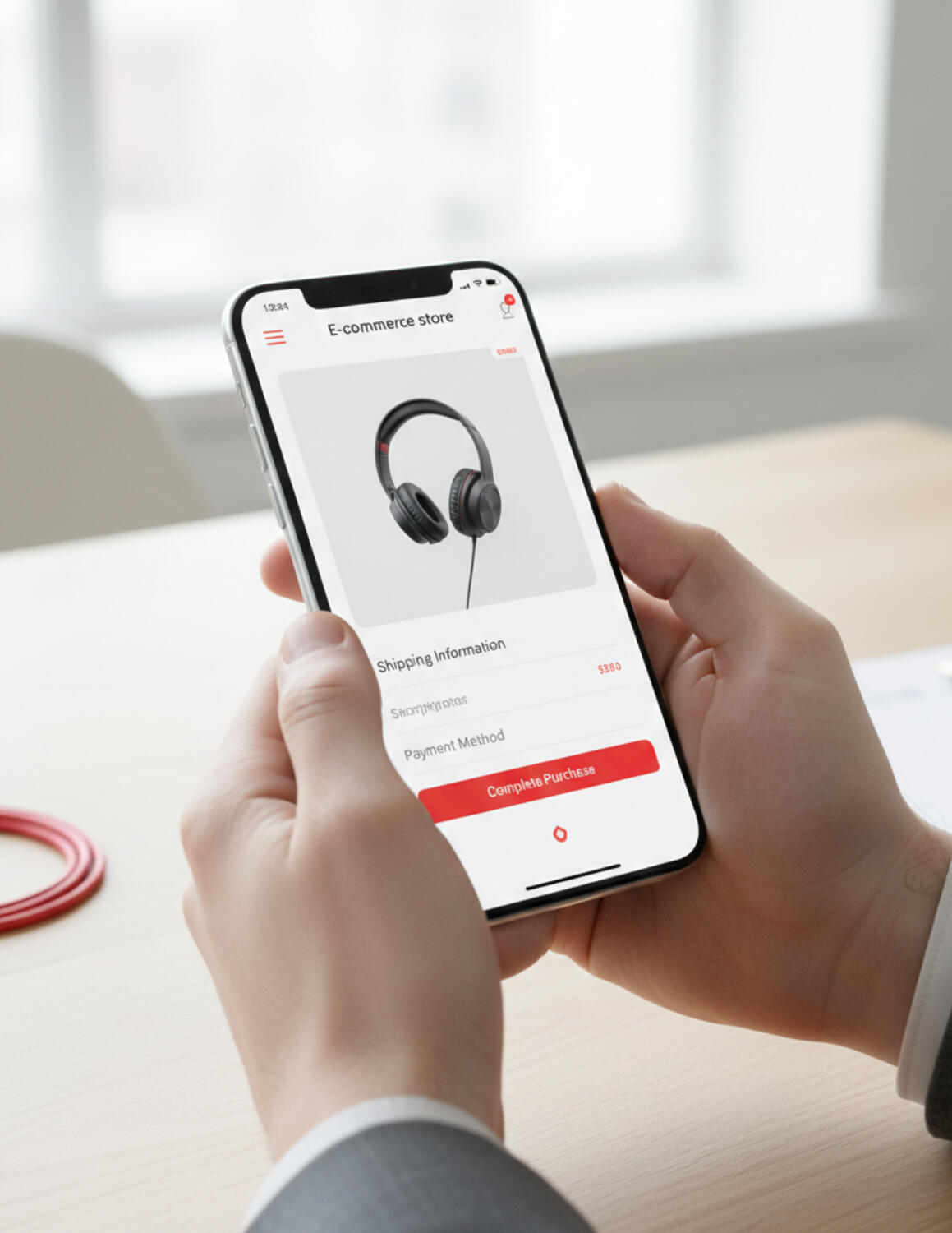Xtatic Business Solutions: High-conversion mobile e-commerce storefront mockup.